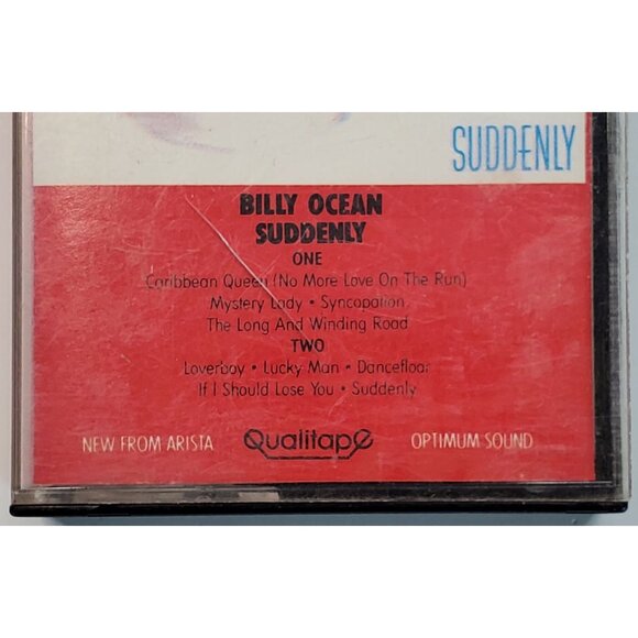 Billy Ocean Suddenly 1984 Cassette Tape Album Audio Music Caribbean Queen - Picture 8 of 9